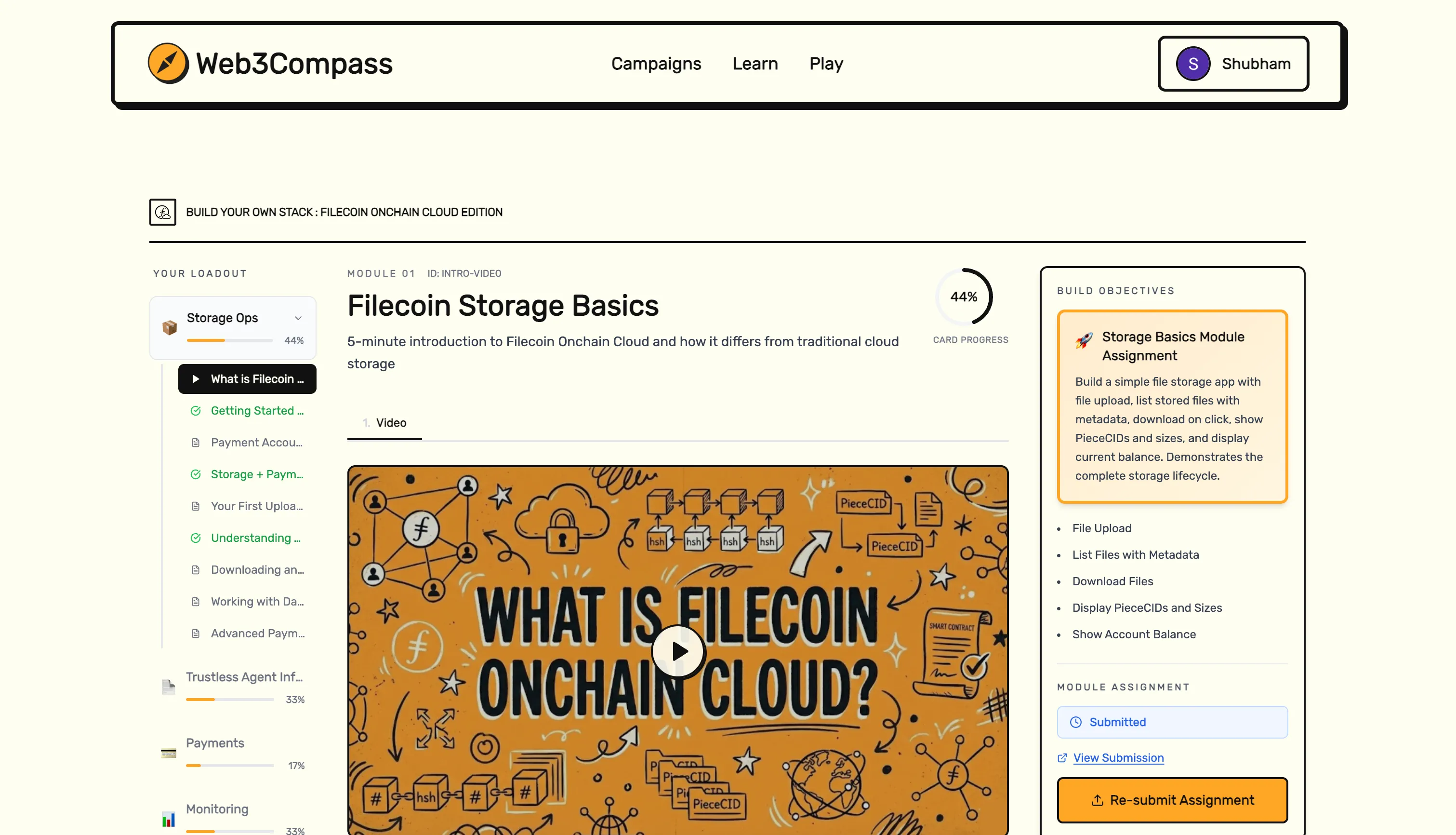 Web3Compass platform